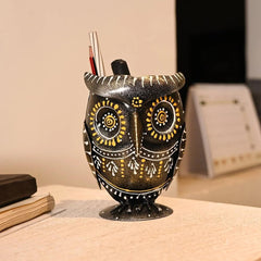 Premium Owl Pen Stand – Desk Organizer for Home & Office