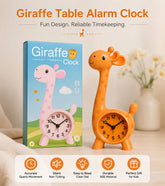 Cute Giraffe Alarm Clock for Kids | Fun Cartoon Table Clock with Easy Time Display | Perfect Bedroom, Study Table & Gift for Boys and Girls