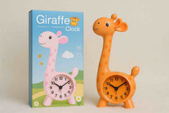 Cute Giraffe Alarm Clock for Kids | Fun Cartoon Table Clock with Easy Time Display | Perfect Bedroom, Study Table & Gift for Boys and Girls
