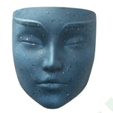 Unique Face Head Planter Pot β Modern Black Succulent & Indoor Plant Holder | Artistic Human Face Flower Pot for Home, Office & Garden Decor | Perfect Gift for Plant Lovers