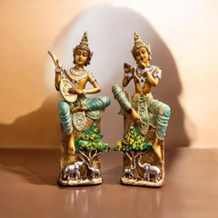 Harmony Grove Buddha – Musical Buddha with Elephant & Sacred Tree Showpiece