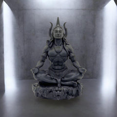 Divine Adiyogi Shiv Ji Statue – Spiritual Lord Shiva Meditation Idol for Home Decor, Temple, Office & Gifting