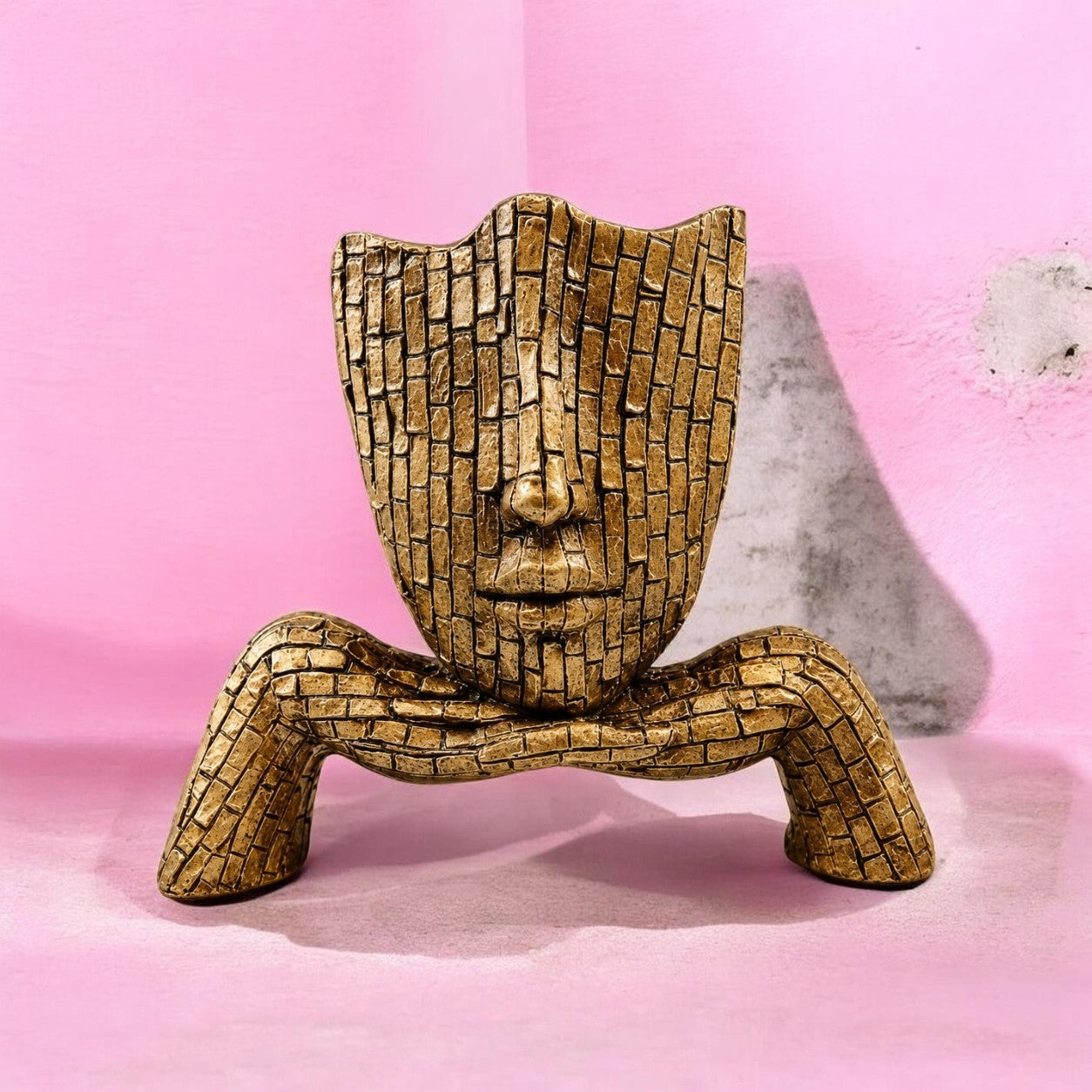 Abstract Face Sculpture Showpiece | Modern Resin Decorative Statue for Living Room, Office & Home Décor | Premium Tabletop Art
