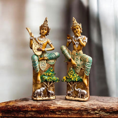 Harmony Grove Buddha – Musical Buddha with Elephant & Sacred Tree Showpiece